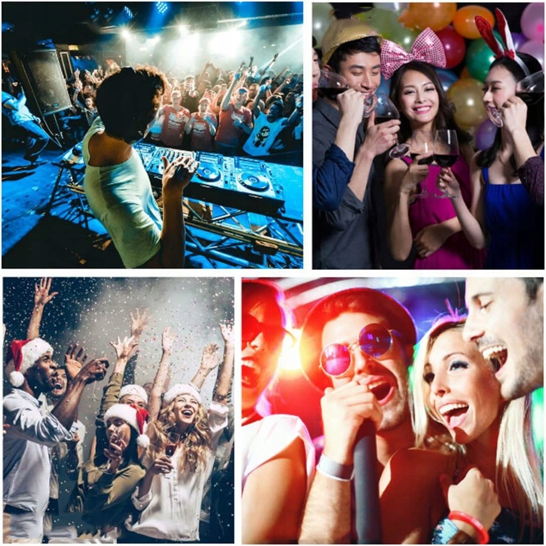 REFLEKTOR SCENICZNY DISCO LED, RGB LAMPY SCENICZNE STROBOSKOPOWE NA IMPREZY EAN (GTIN) 0889328931544