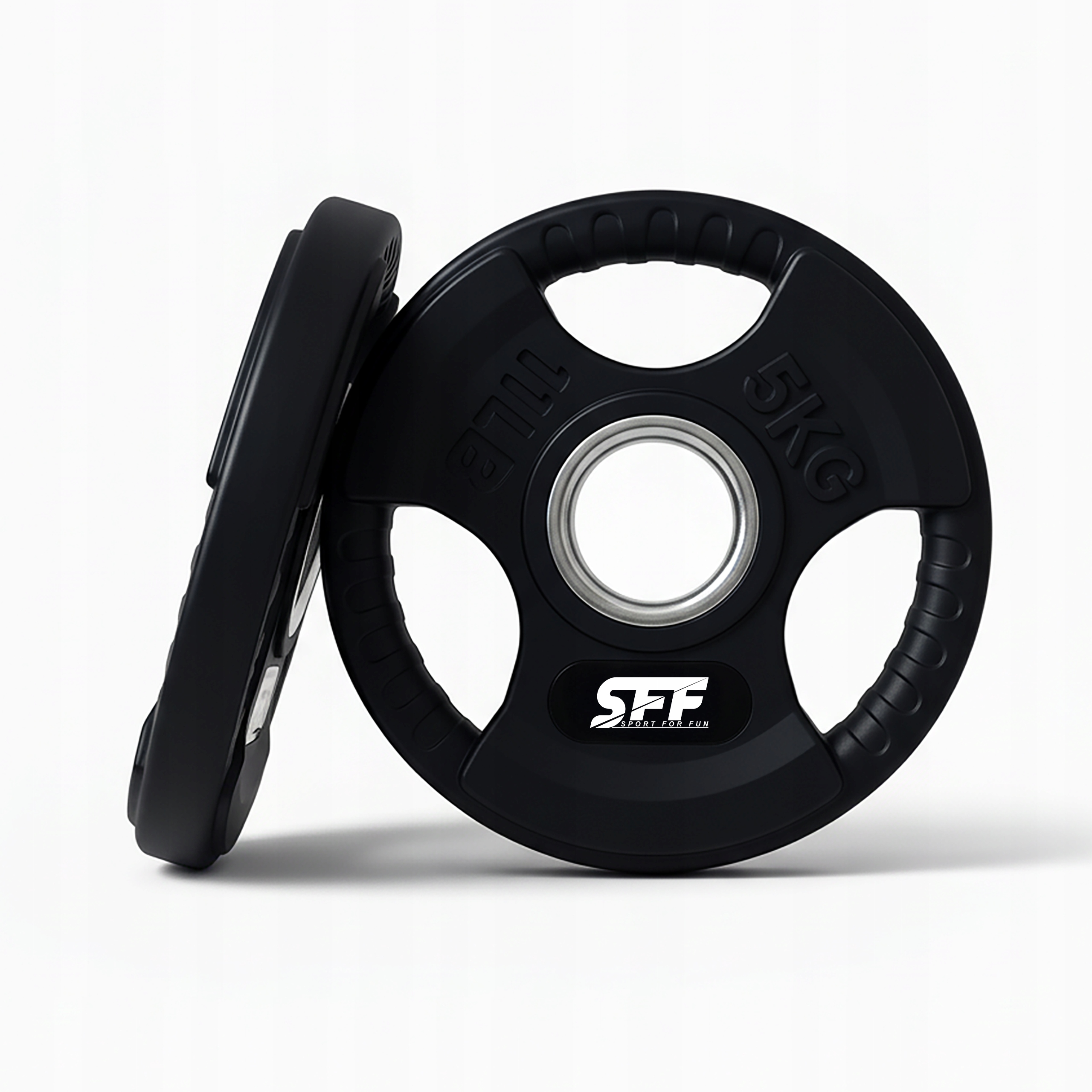 Obciążenie Olimpijskie Krążek 2x5KG Gumowane 51MM Wytrzymałe Łatwy chwyt