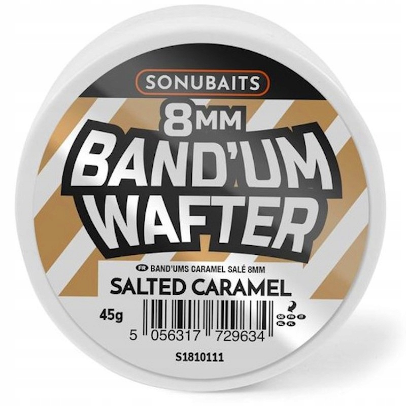 Przynęta Dumbells Sonubaits Band'Um Wafters Salted Caramel 8mm 45g Method