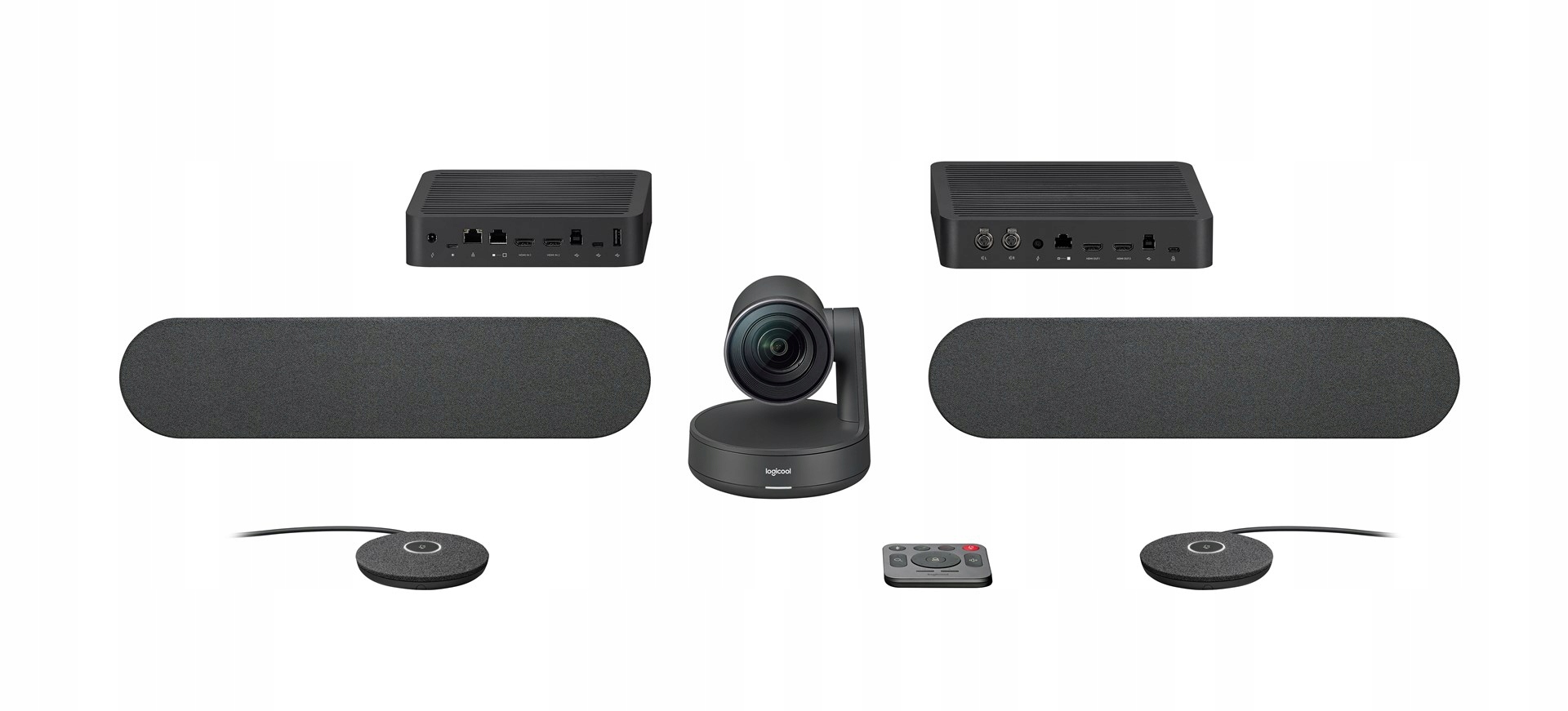 System wideokonferencji Logitech Rally Plus czarny