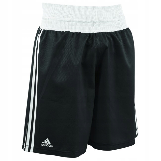 Boxerské šortky Adidas Boxing Punch Line Černá/Bílá Velikost: XXL