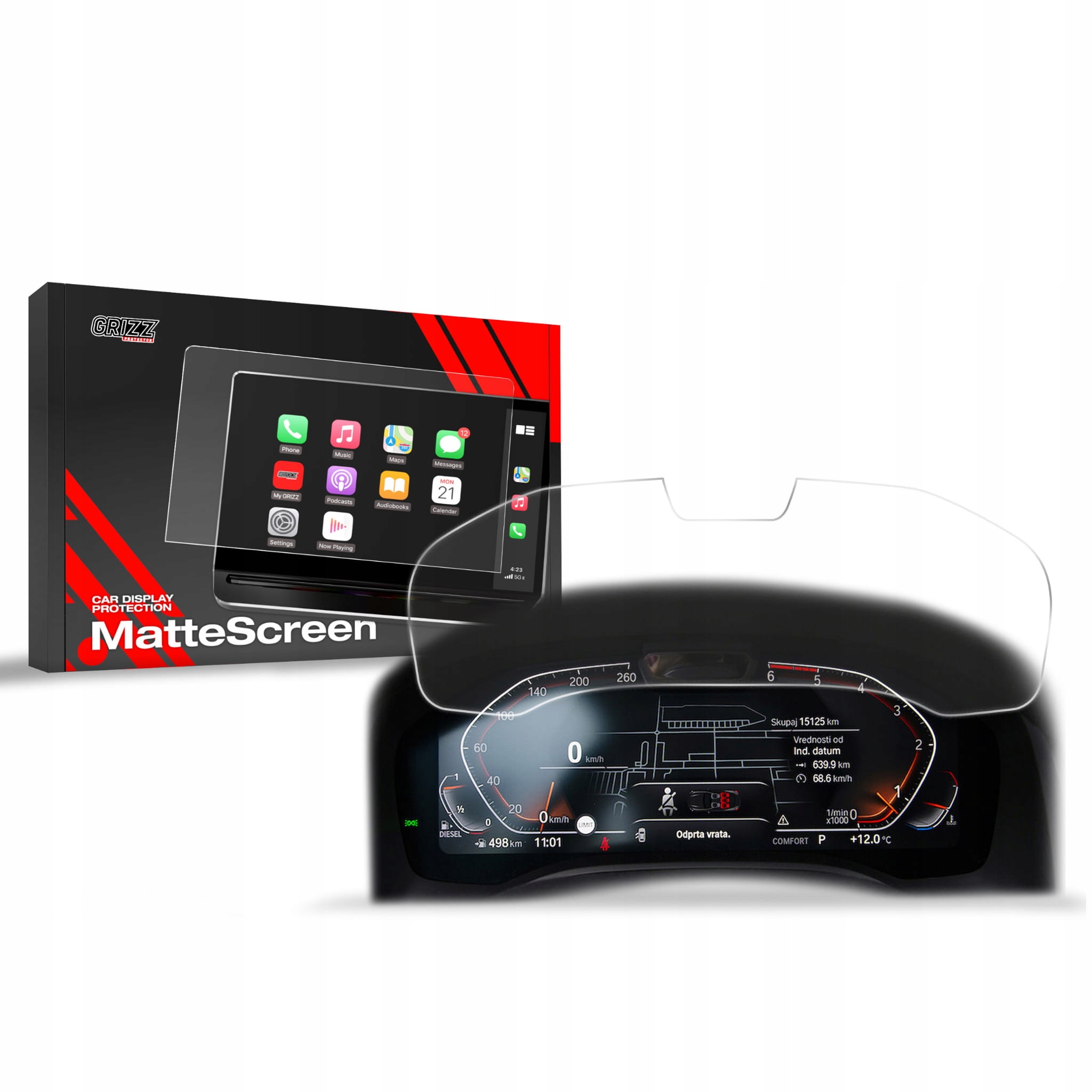 Fólie pro Bmw 3 G20 Live Cockpit Sensor 12,3" (2018-2023)