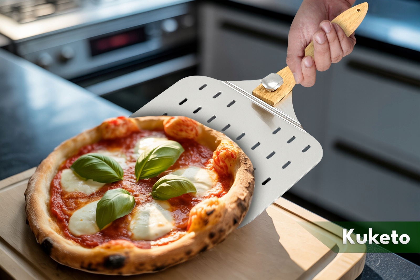 ŁOPATA DO PIZZY PERFOROWANA SKŁADANA SZUFLA TACA STALOWA INOX PROFESJONALNA Rodzaj blacha do pizzy