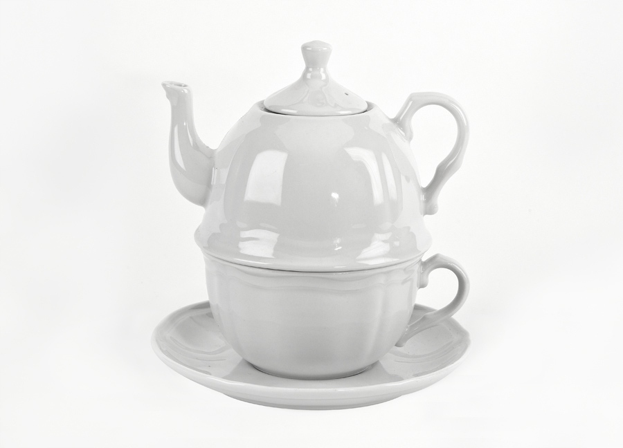 

Zestaw Herbaciany Tea For One 1/3 Castel White