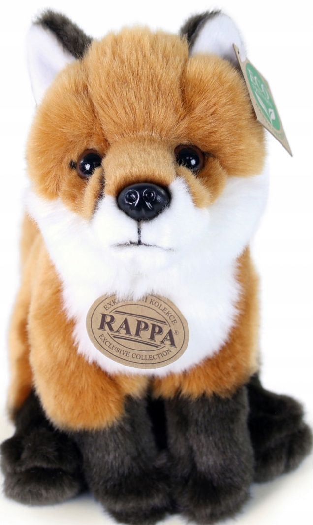 MASKOTKA LIS SIEDZĄCY REALISTYCZNY LISEK PLUSH FOX