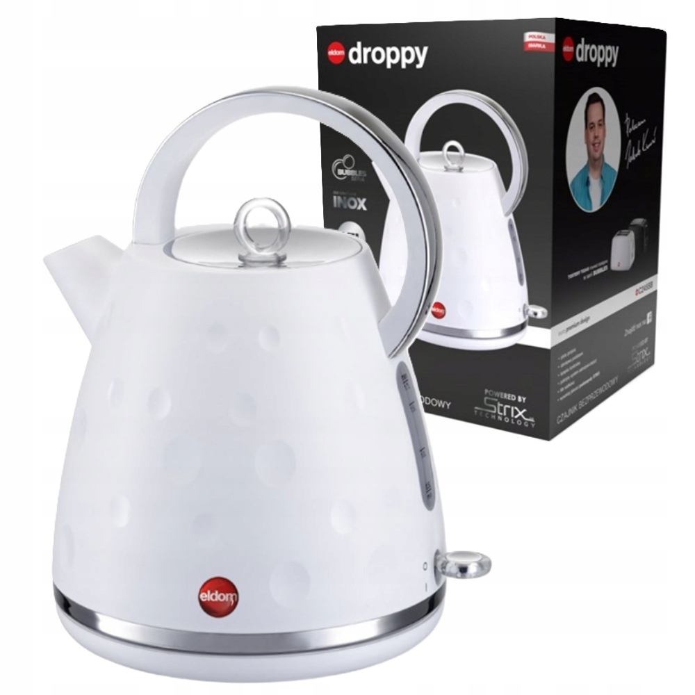 Elektrická varná konvice bezdrátová otočná Eldom C245SB 2000 W 1,7 l