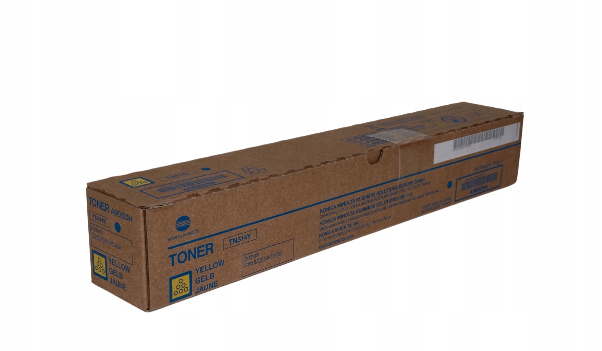 Toner Konica Minolta TN-514 A9E825H Y Yellow C458 C558 C658 Oryginał
