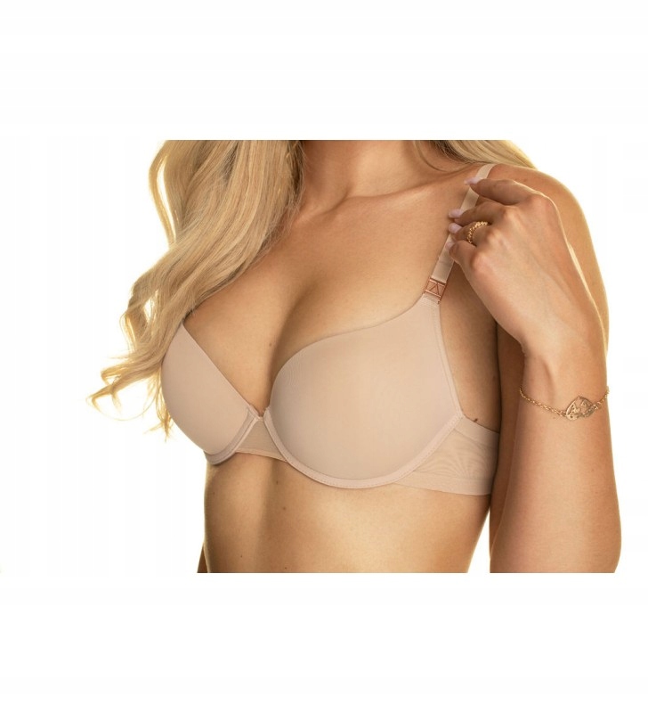 Push-up podprsenka Konrad Maila tmavě béžová 90B