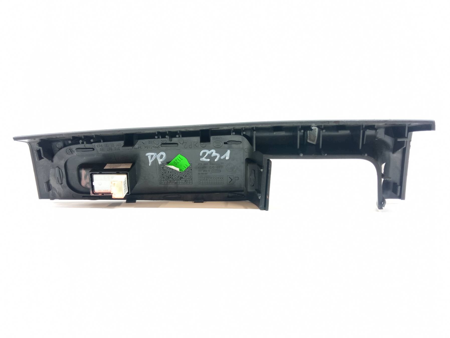 window control switch right front handle 3T0867198 Skoda Superb II (2008-2015)