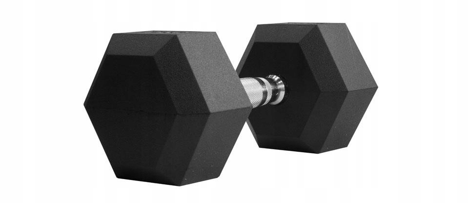 HANTEL THORN FIT HEX RUBBER DUMBBELL 35,0KG