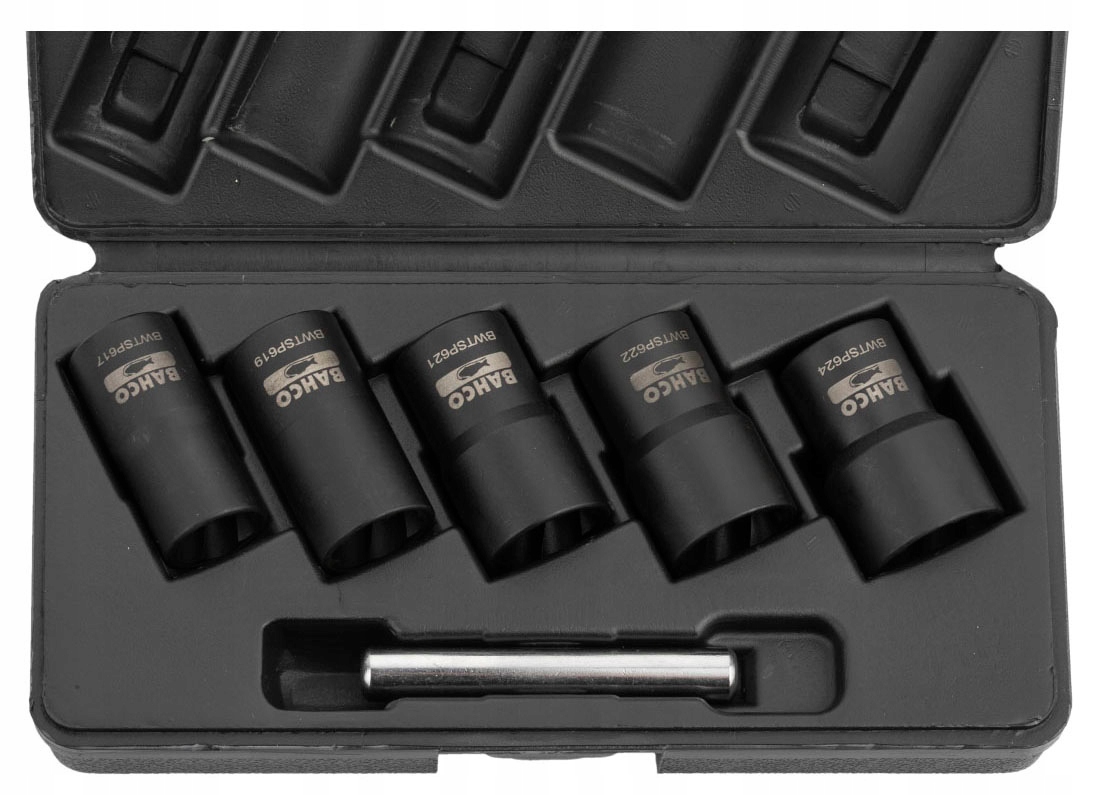 Nasadki do OBROBIONYCH srub ZESTAW 5 nasadek BAHCO Mark Bahco