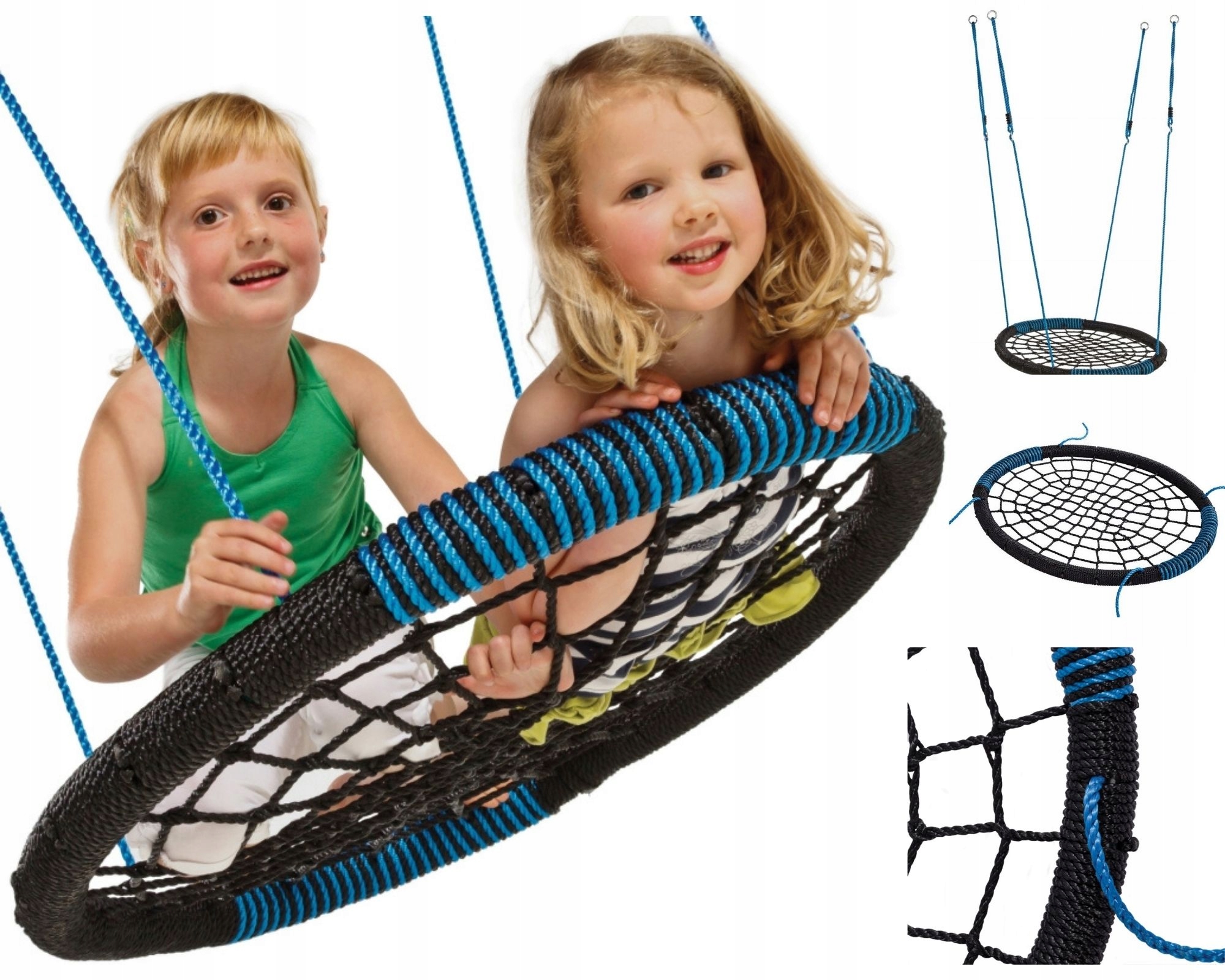 DUŻA HUŚTAWKA BOCIANIE GNIAZDO 100cm MOCNA 150kg Kod producenta 1880011004001