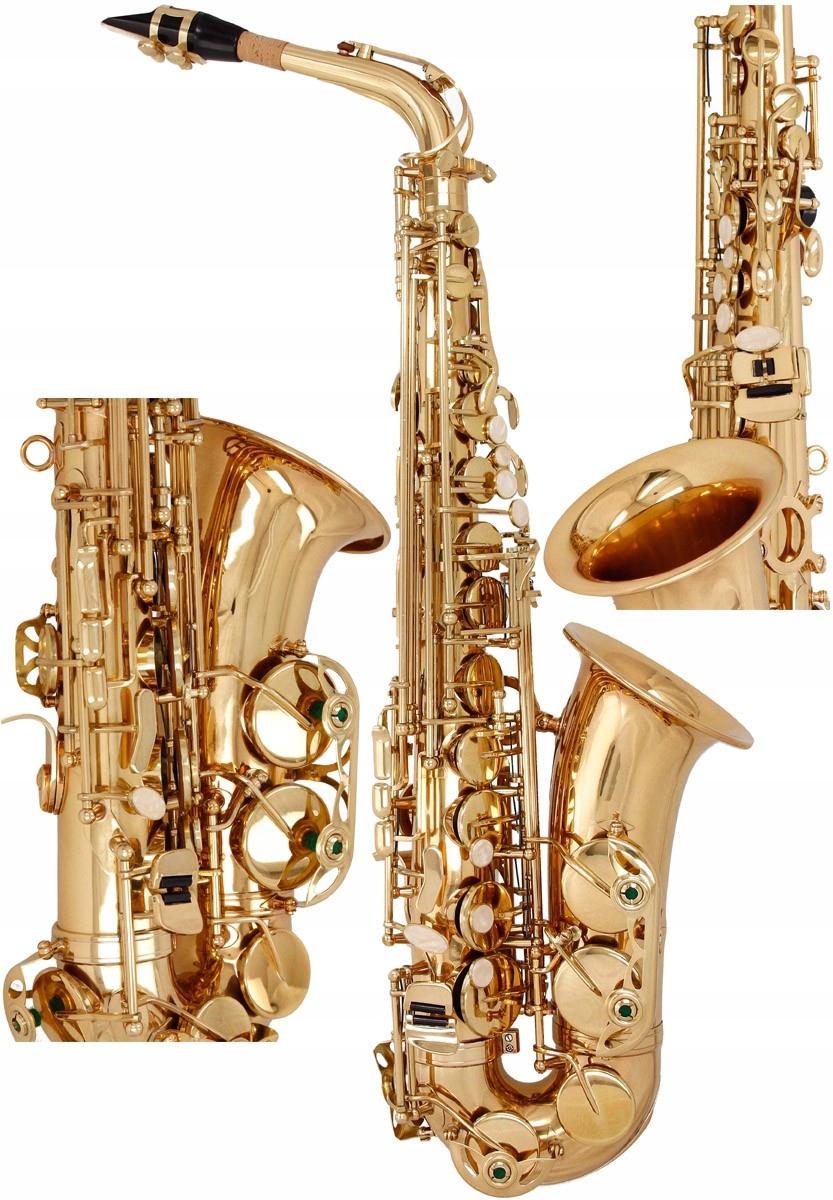 Altový saxofon Es, Eb Fis SaxA1110G M-tunes Zlatý