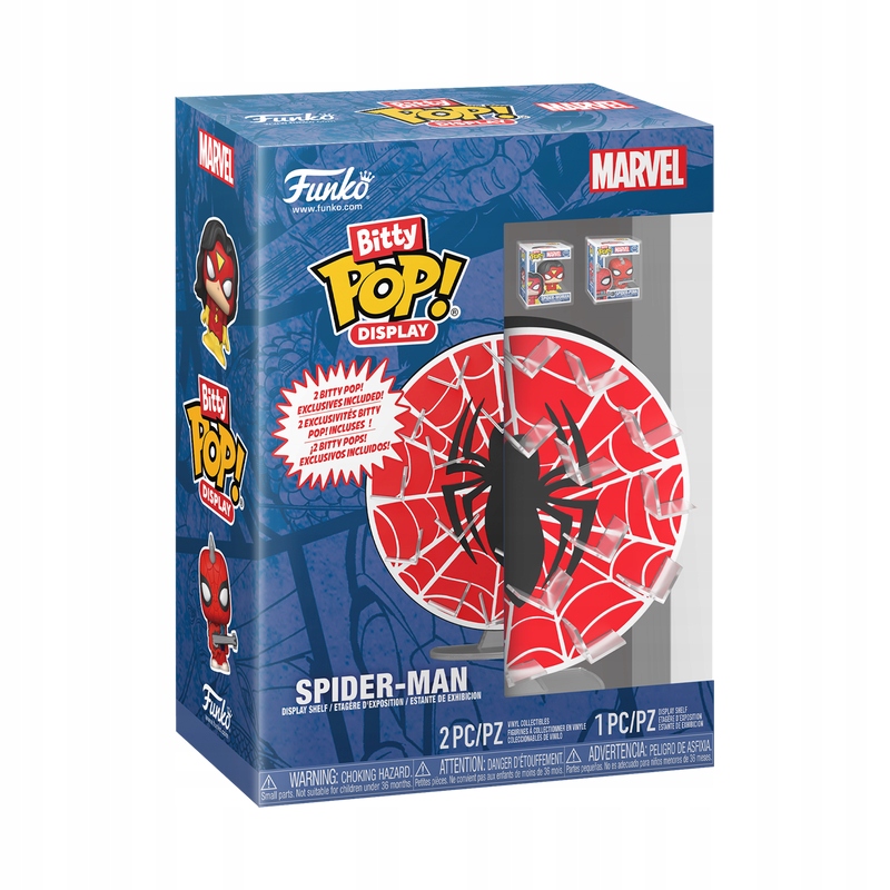 Bitty Pop displej Spider-Man Web