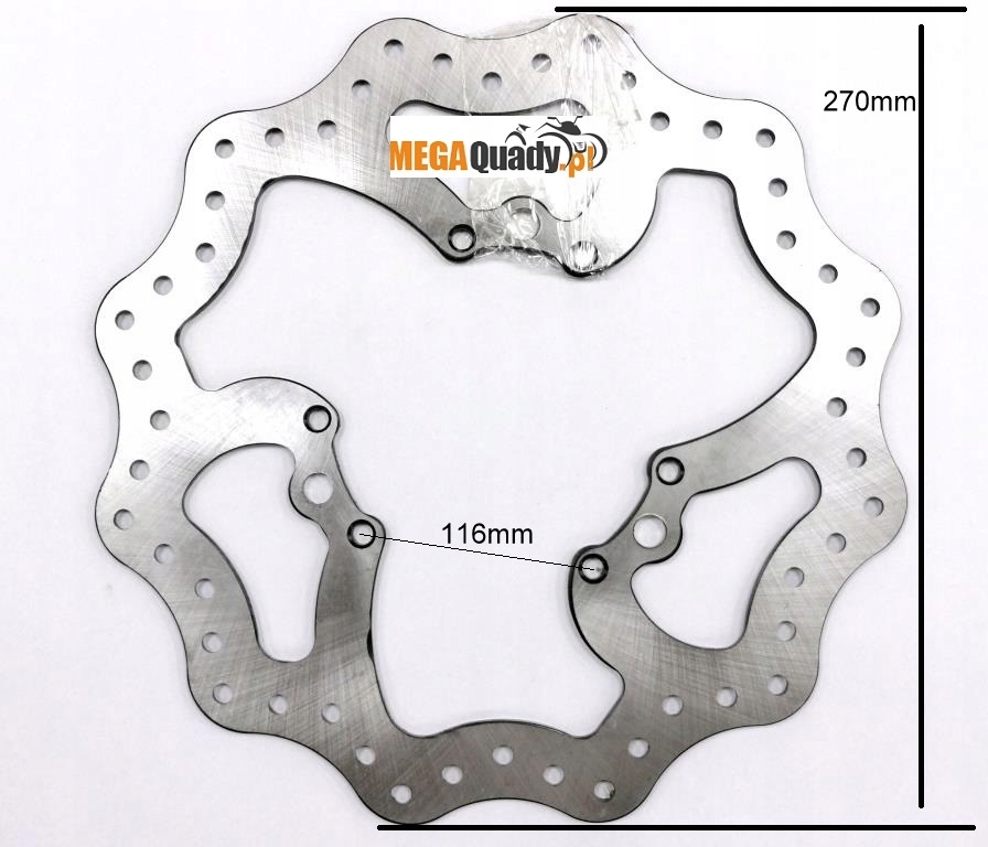 23242422221 - ТОРМОЗНОЙ ДИСК FRONT CROSS DEFENDER HURRICANE