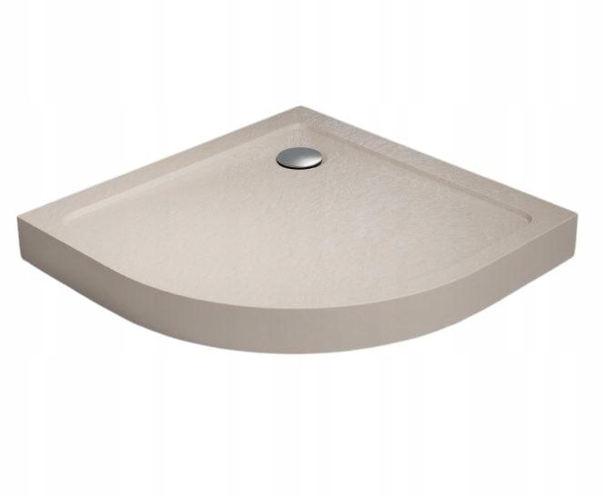 Radaway Doros A Compact 80x80 Stone kaszmirowy brodzik półokrągły