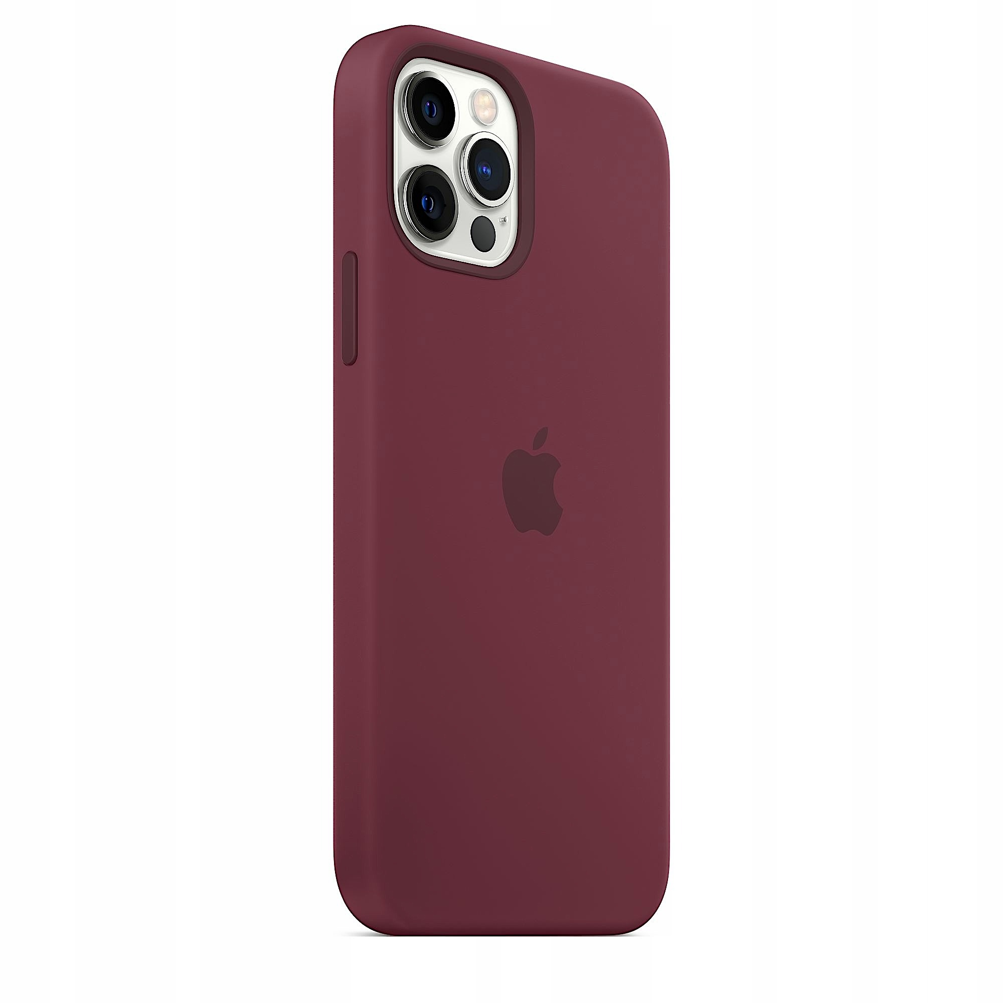 Silikonové pouzdro pro iPhone 12/12 Pro Zralá švestka Silicone Case Plum