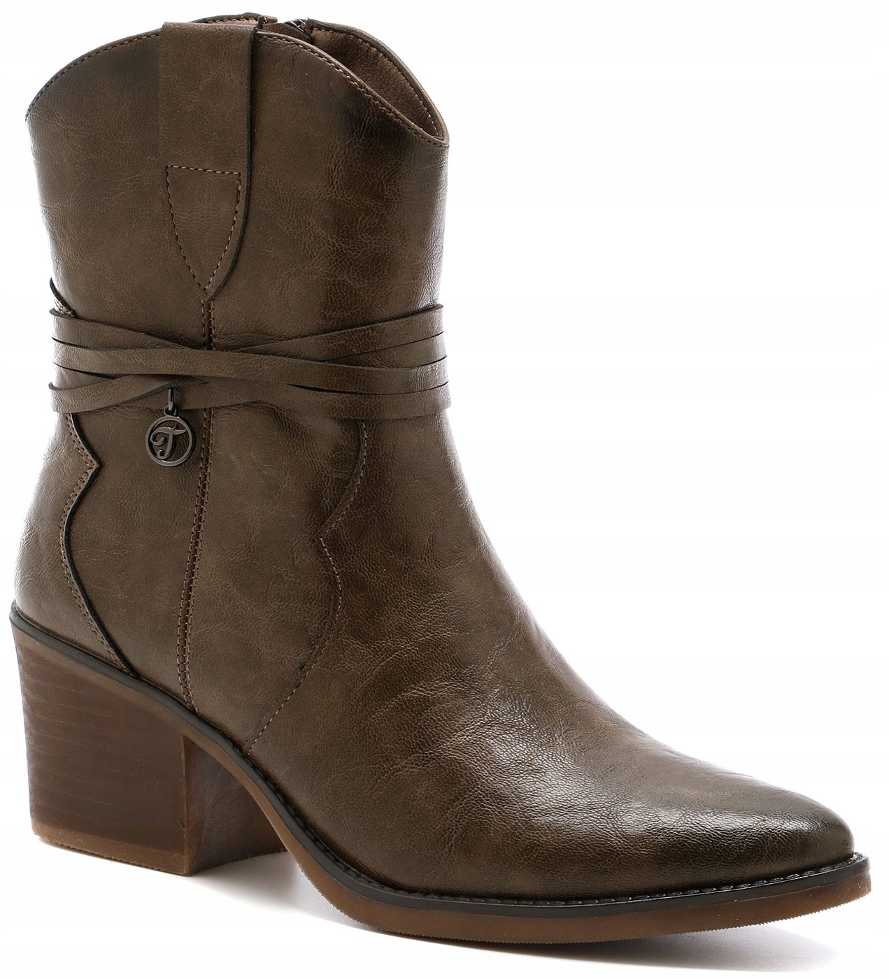 Dámské kovbojské boty dámské kotníkové boty M.Daszyński velikost 36