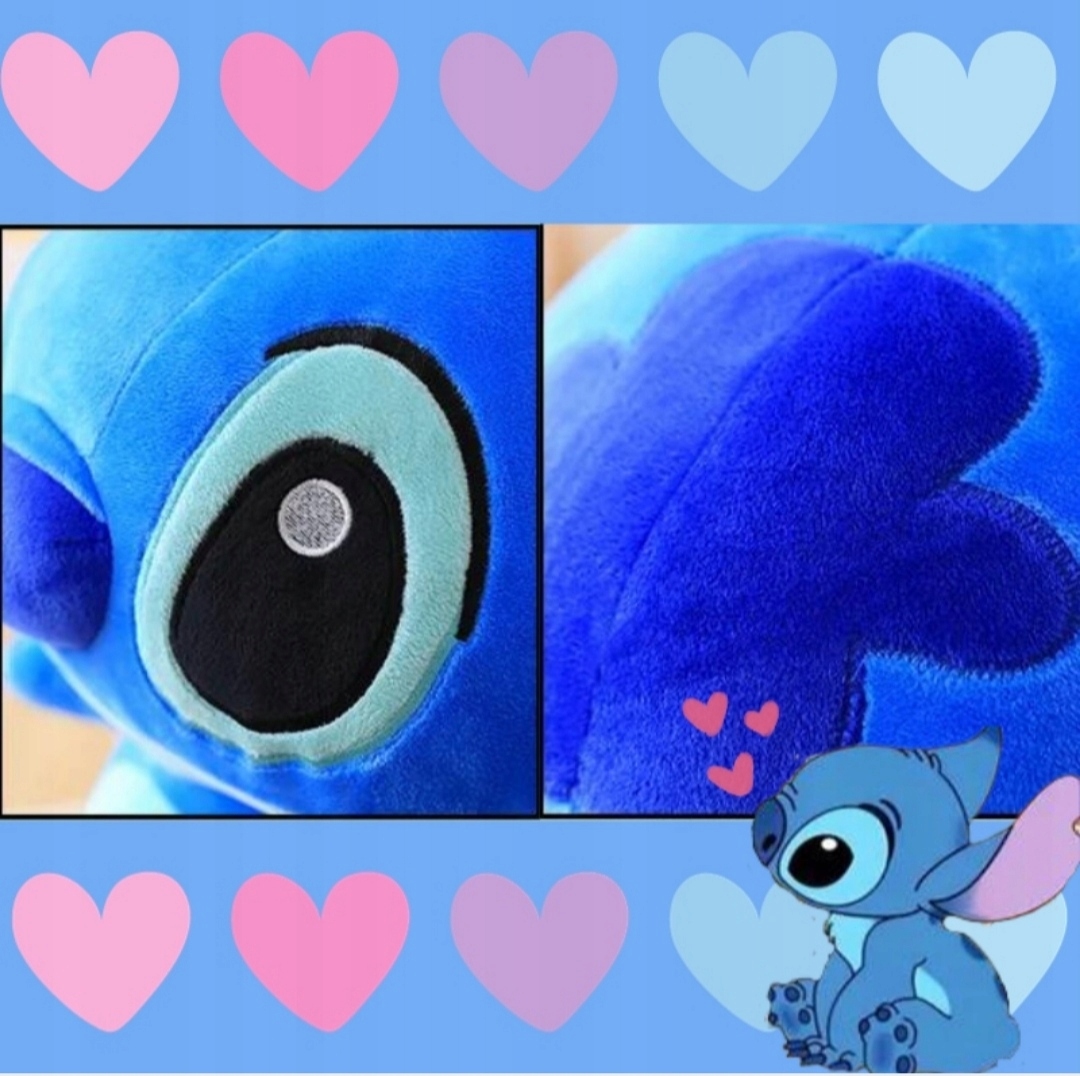 MASKOTKA DUŻY PLUSZAK STITCH 25 CM LILO I STICH NIEBIESKI PREZENT Materiał tkanina
