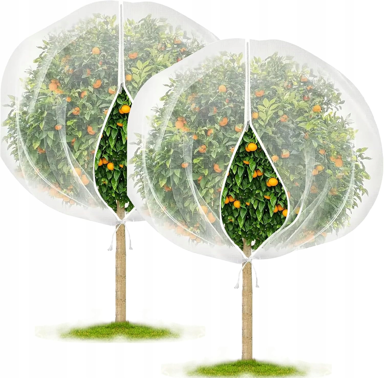 Síťka Na Rostliny Proti Hmyzu A Ptákům 2ks 1.8M X 1.8M Se Zámkem A Provázkem