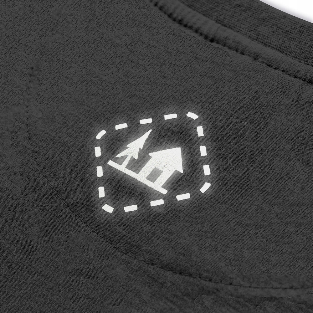 Koszulka turystyczna damska z Wilkiem odblask L Kolekcja podrozniczka