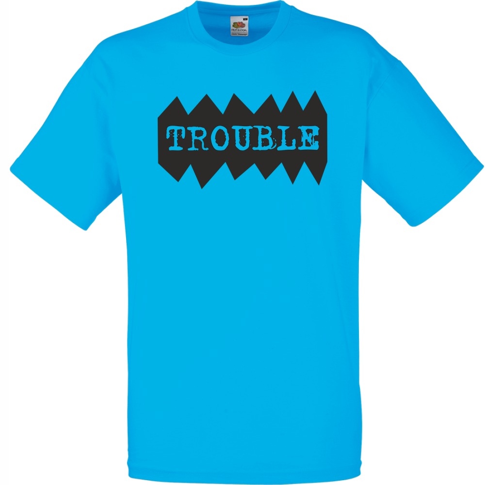 

Koszulka double trouble dla par 2 L lazurowa