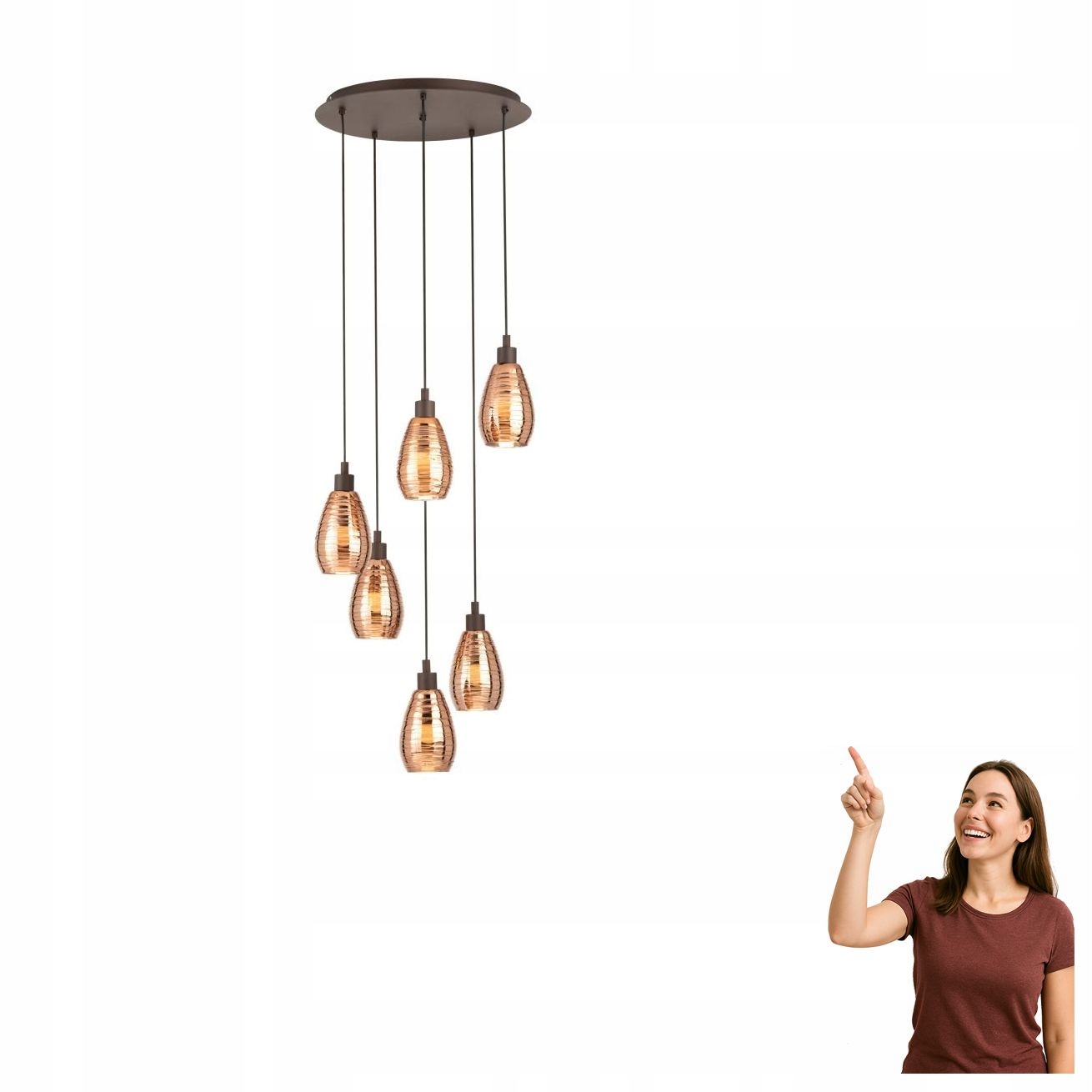 Závesná lampa Siracusa 39508 Eglo