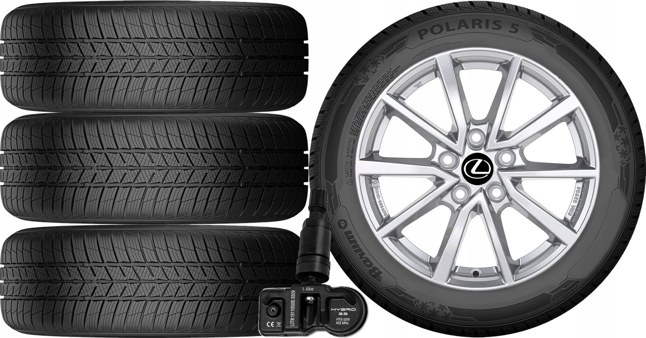 НОВЫЕ КОЛЕСА ЗИМА Lexus КАДЖАР Барум 215/60r17+TPMS*18