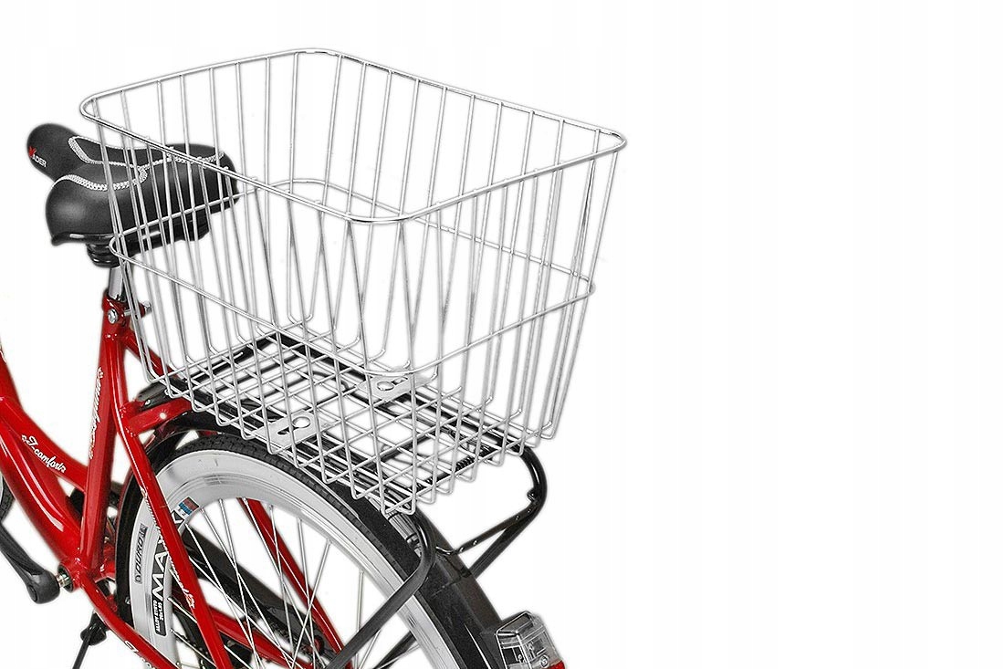 KOSZYK ROWEROWY NA BAGAŻNIK BP-4 OCYNK GŁĘBOKI Głębokość produktu 27.5 cm