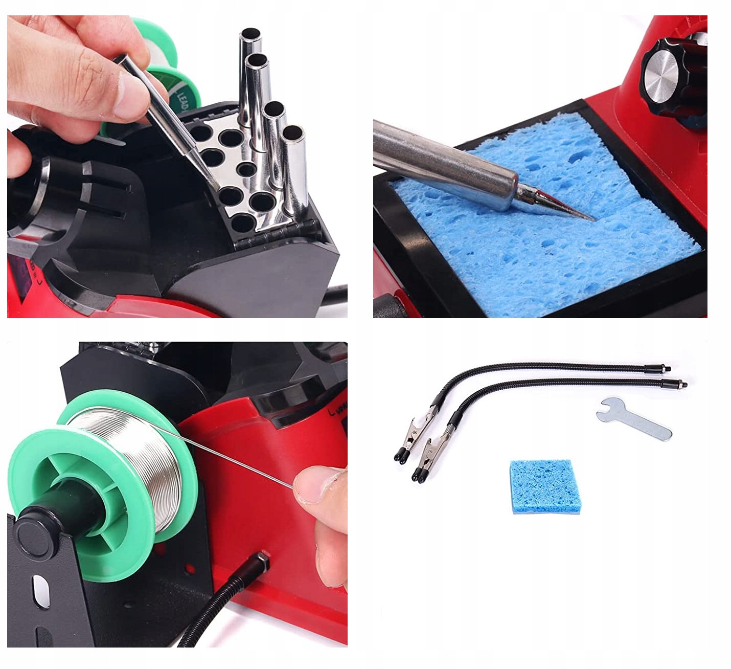 Stacja lutownicza HOTAIR WEP 926 LED III 110/220W grot 902 + Odsysacz Model SET1315