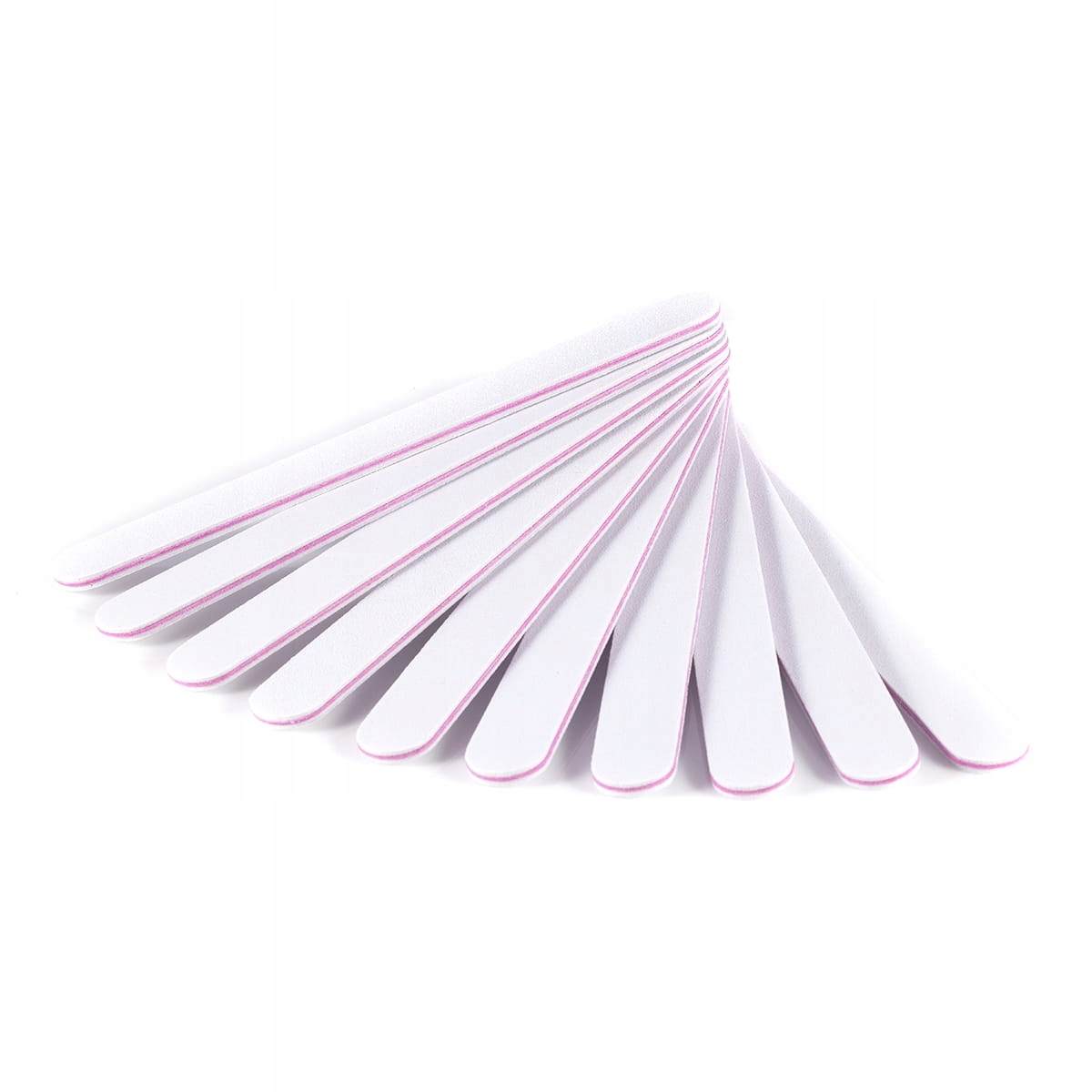 

10x Pilnik do paznokci prosty biały 80/100