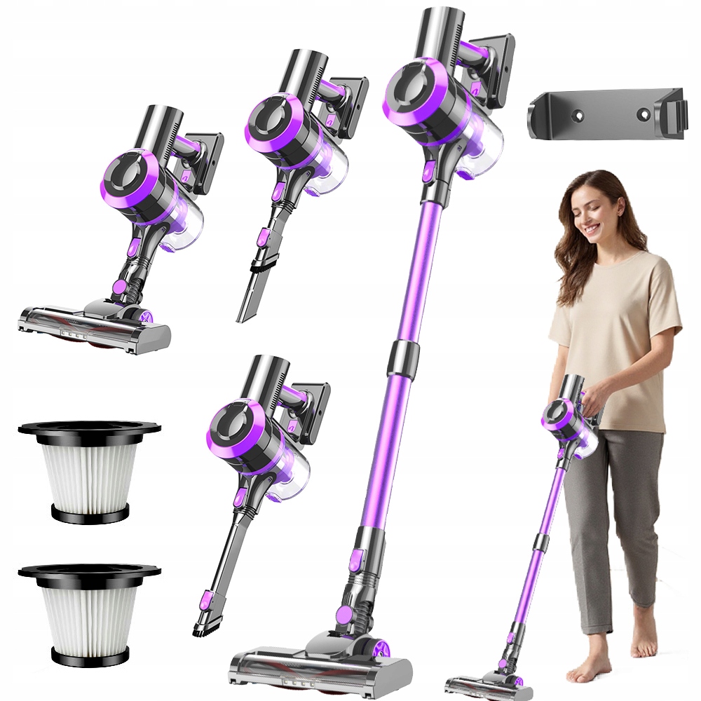 400W Ruční Vysavač 4 V 1 S Výsuvnou Tryskou A Vysoce Výkonnou Filtrací