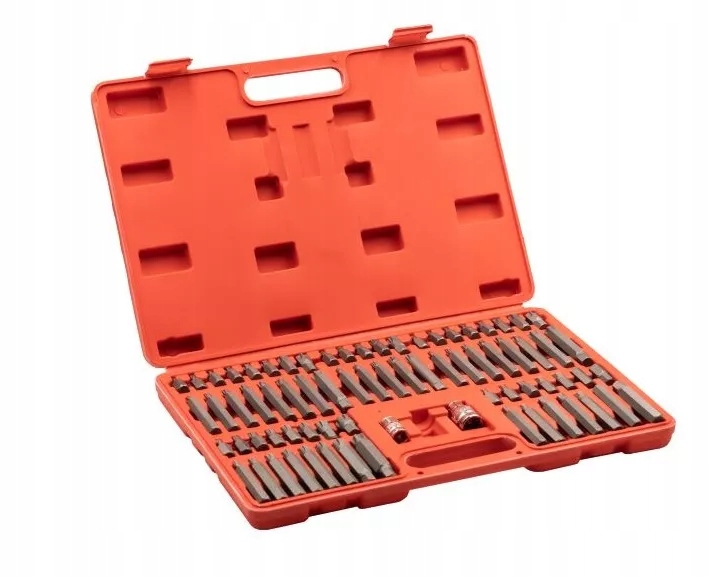 Zestaw 74 kluczy hex torx spline - GROSLEY GR51026