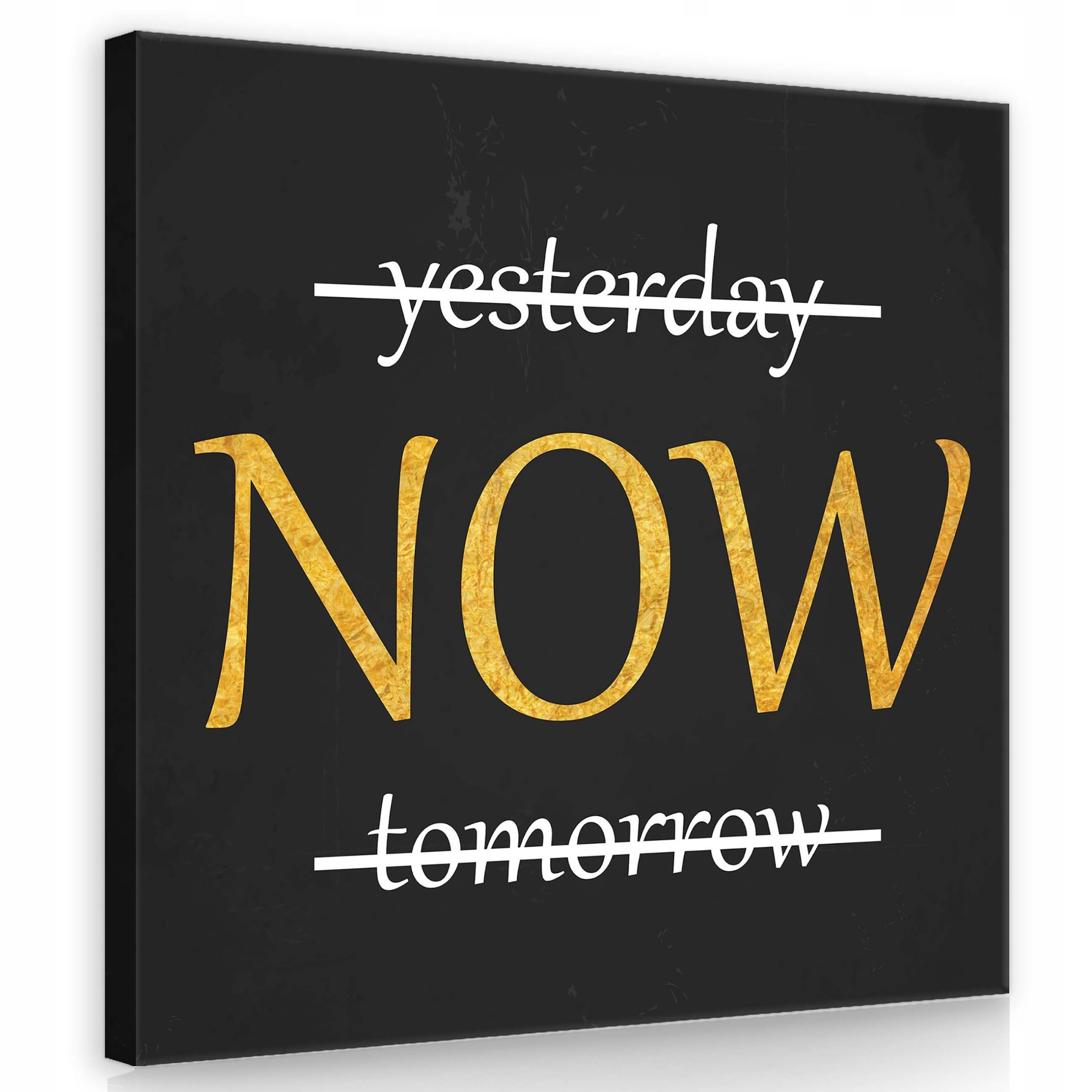 Obraz 80x80 Včera Nyní Zítra Čas Moment Motivace Inspirace Minimalismus