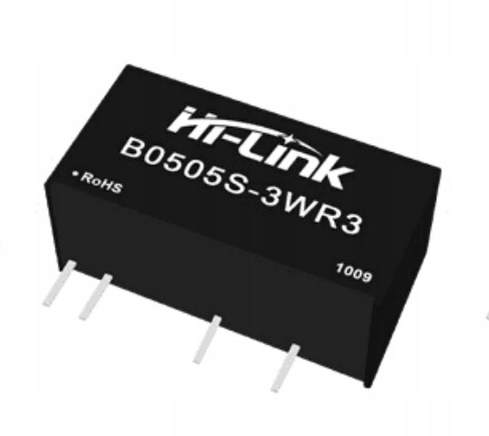 Przetwornica separująca Hi-Link DC/DC B0505S-3WR3 Vout 5V 600mA