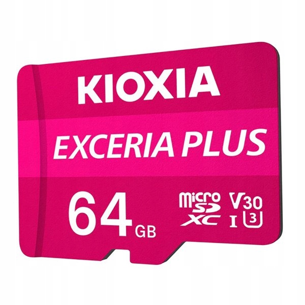 Kioxia Karta pamięci Exceria Plus (M303), 64GB, microSDXC, LMPL1M064GG2, UH