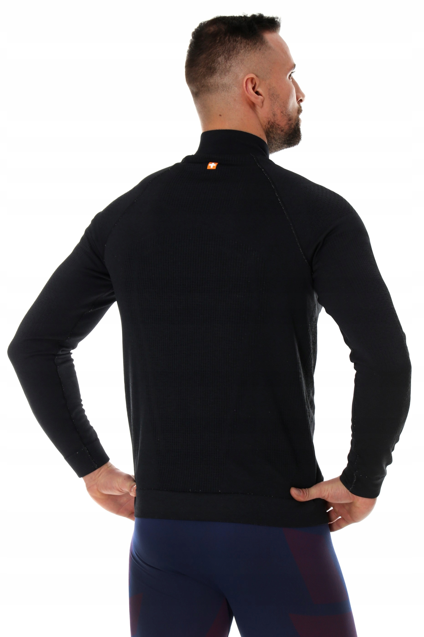 Termoaktynwa oddychająca bluza męska rozpinana ze stójką Brubeck Fusion XL Kolekcja Fusion