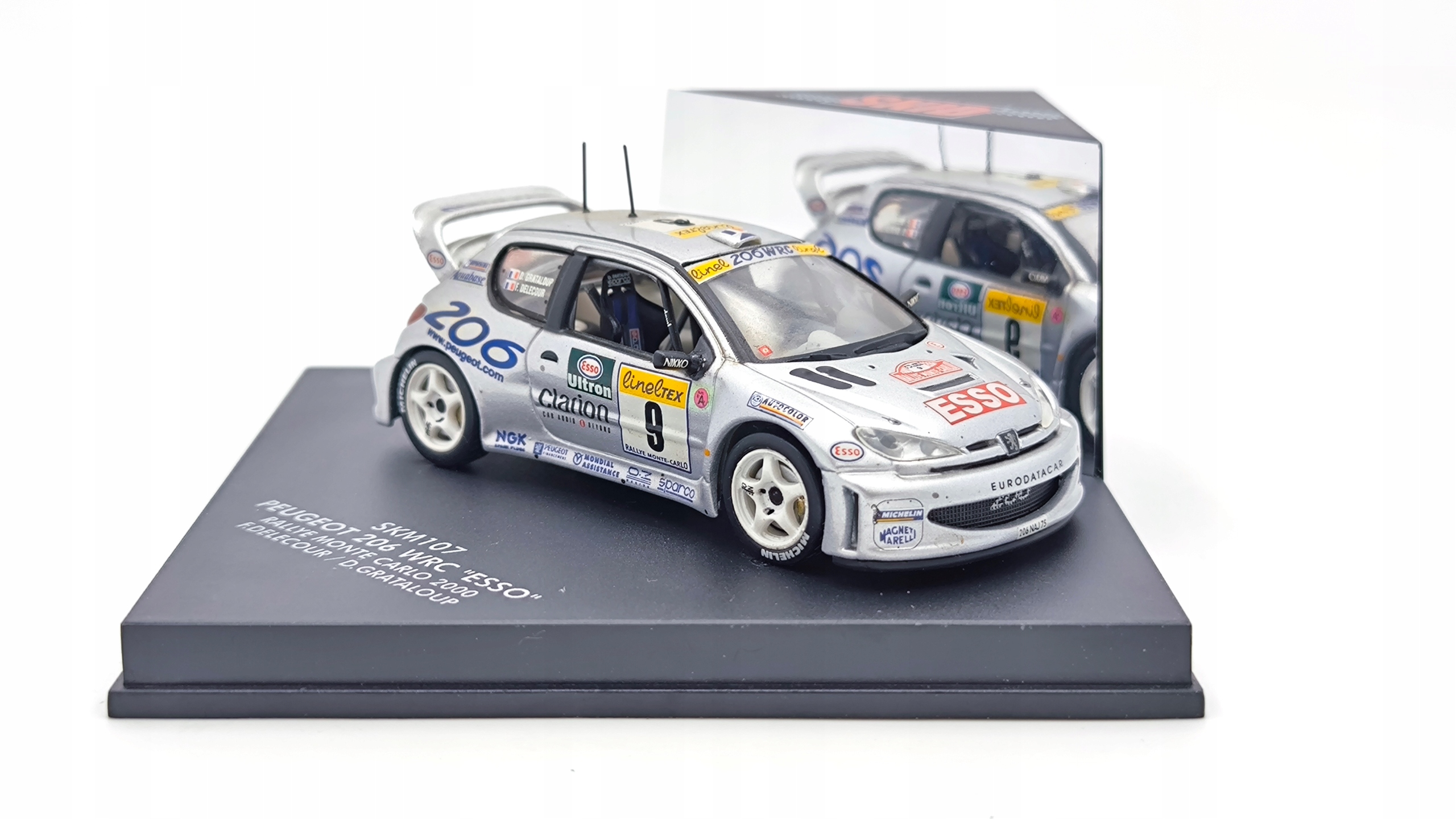 Peugeot 206 Wrc "Esso" Monte Carlo 2000 1996 1:43 Vitesse