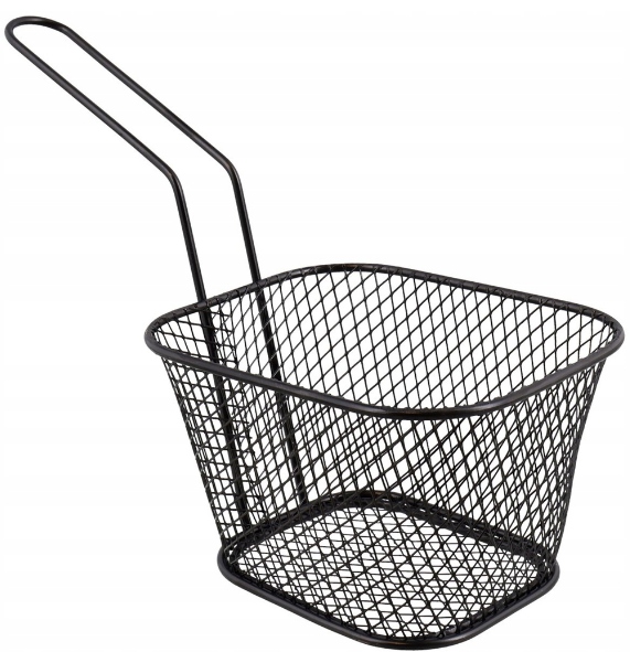 

Koszyczek Koszyk Do Serwowania Frytek Srebrny Mini