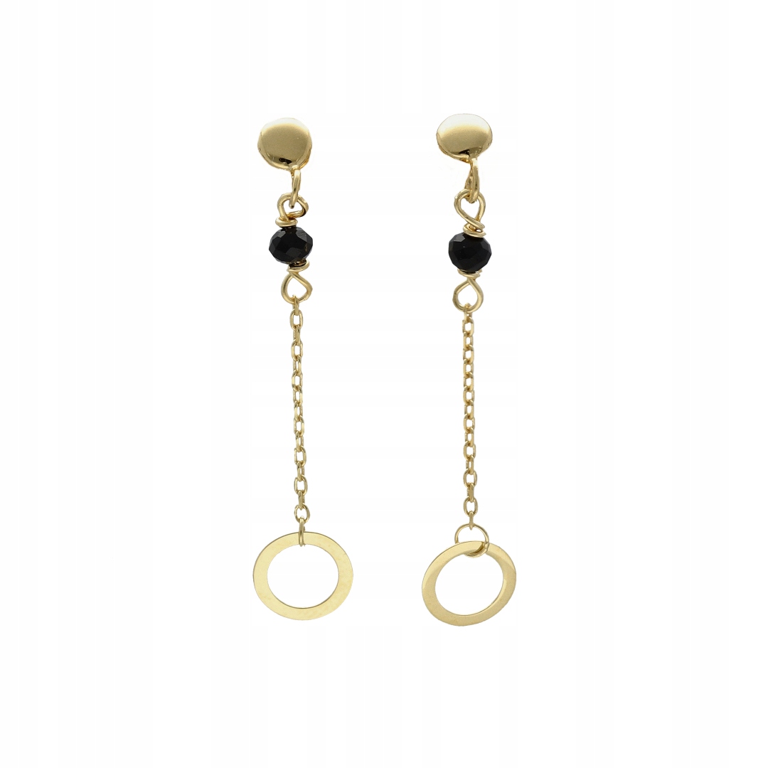 Náušnice s kroužkem a sponami stříbro