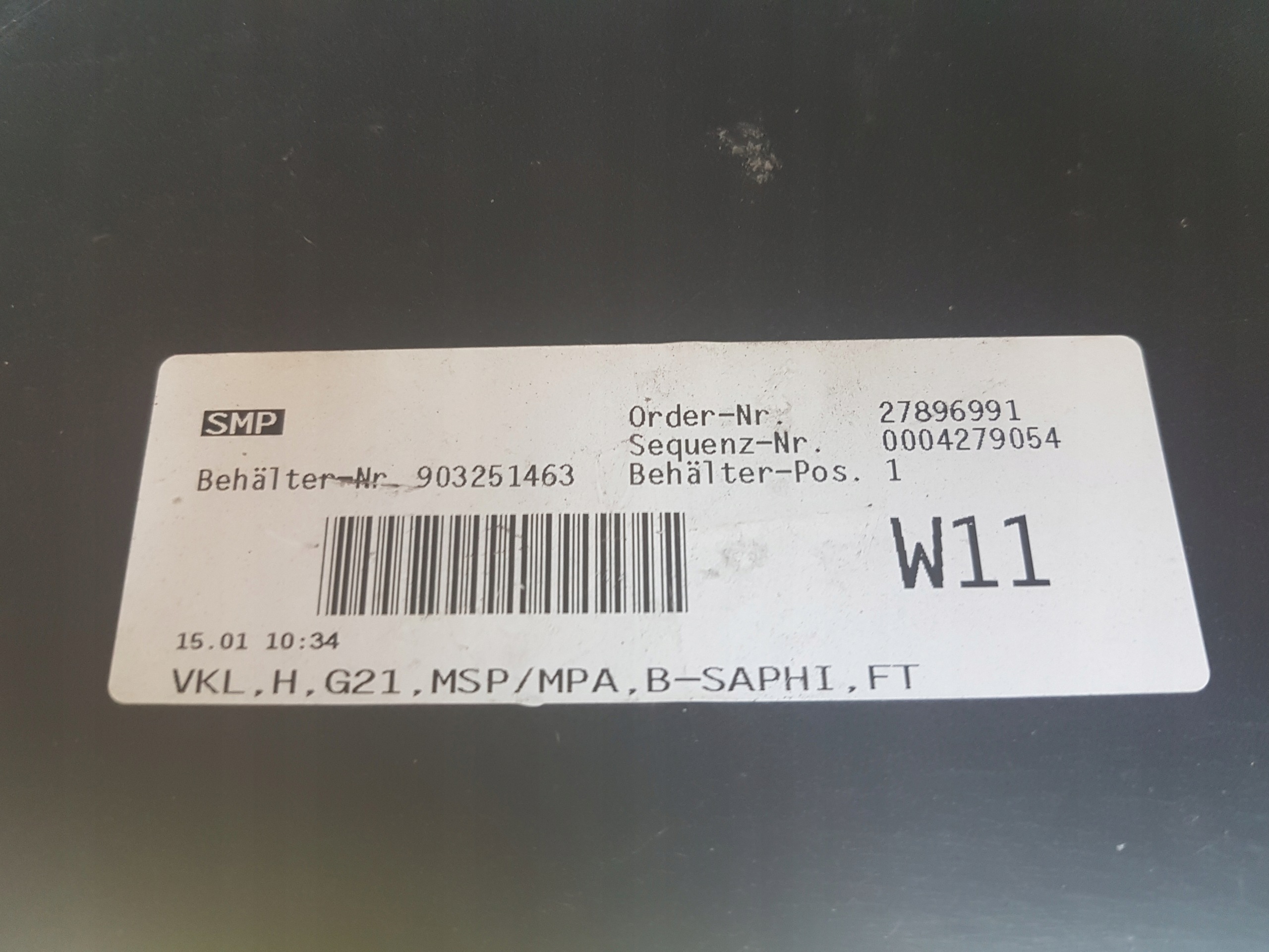 bumper rear BMW SERIA 3 G21 m-packet
