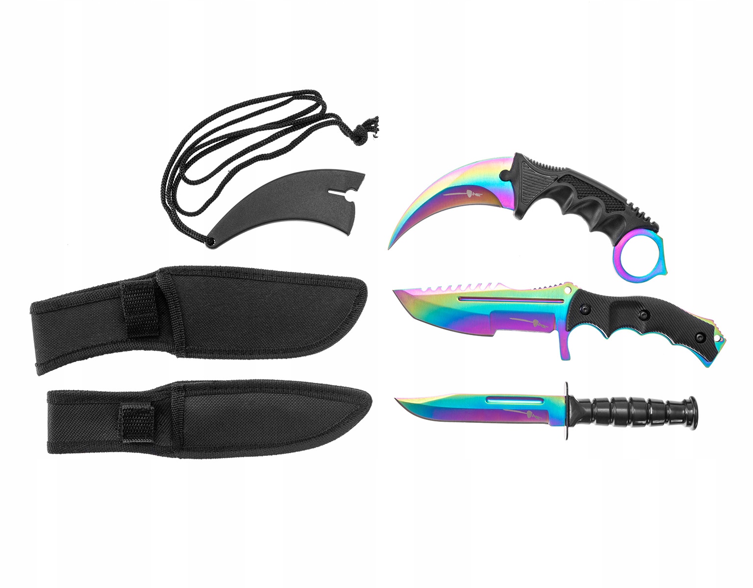 

Zestaw noży Sayre Cs:go Huntsman Elite Rainbow