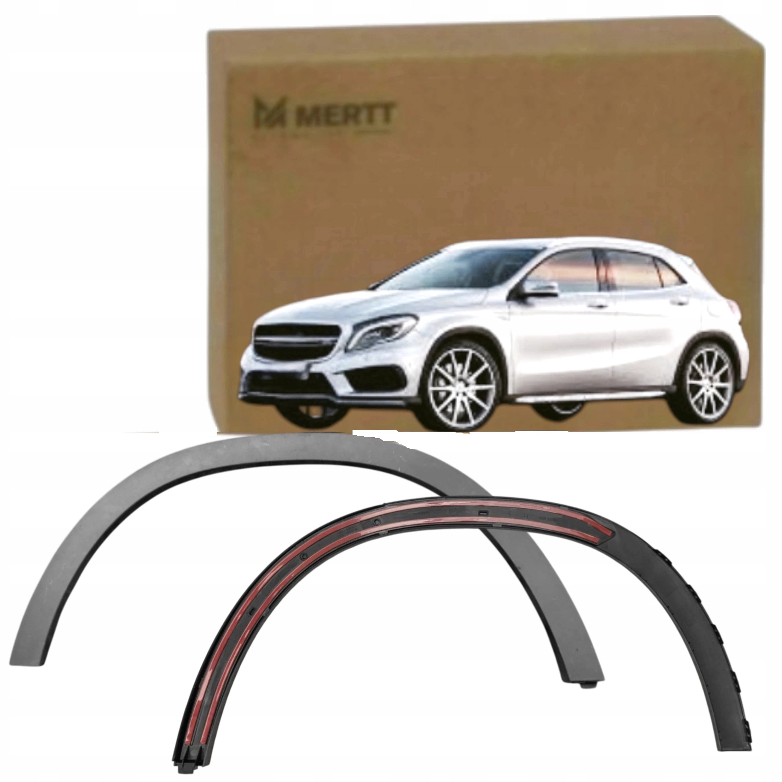 Lišta Zadního Blatníku Levá Pravá Mercedes Gla X156 2013-2019 Komplet