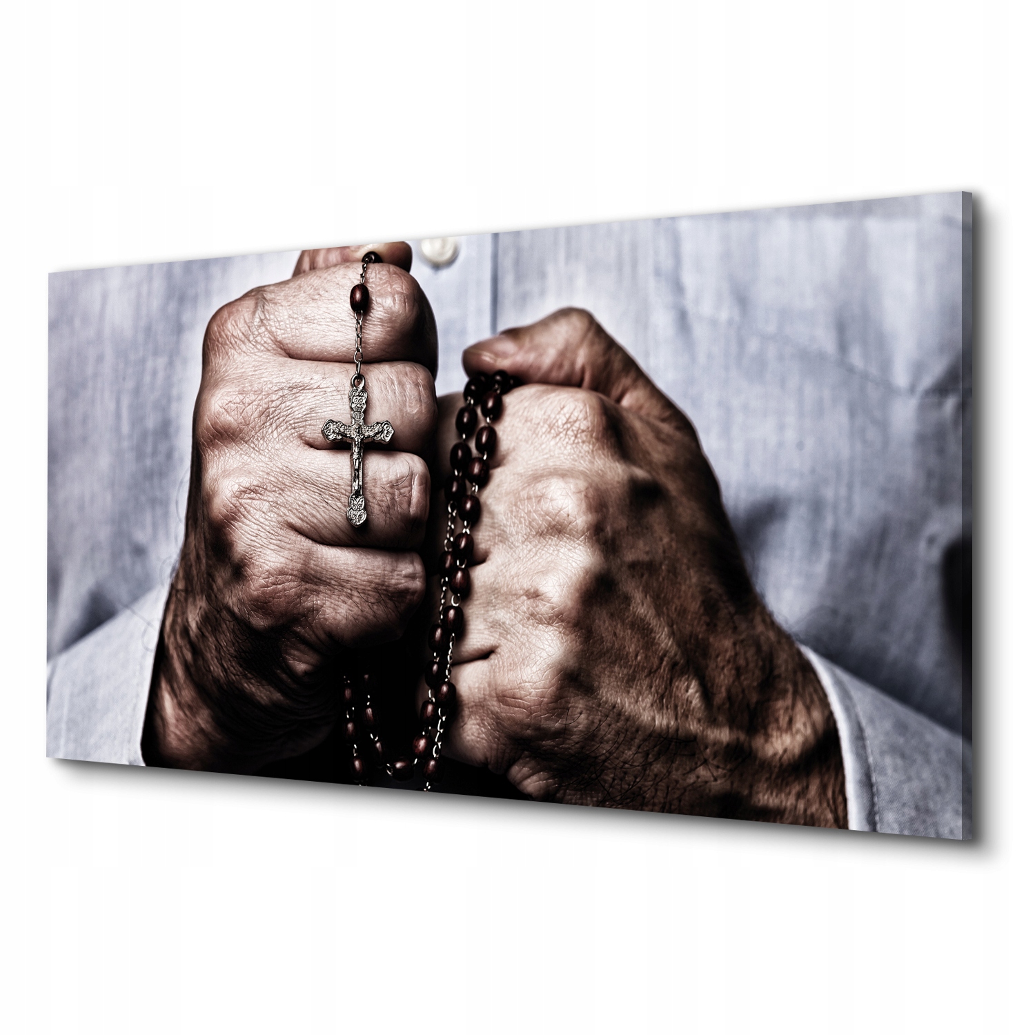 

Foto-obraz canvas do pokoju różaniec dłonie 100x50