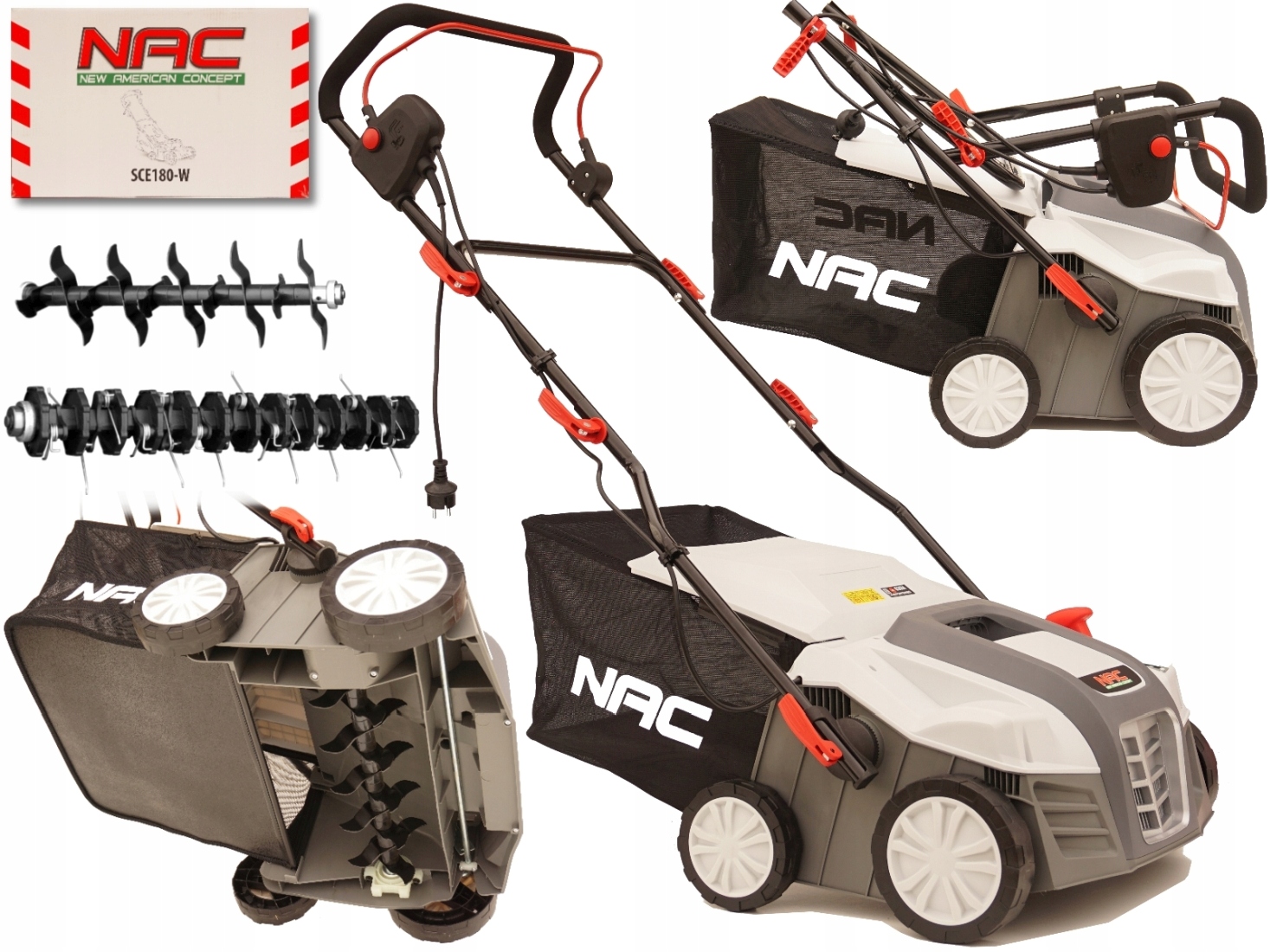 

Nac Wertykulator Aerator 1800W SCE180-W 2 wałki