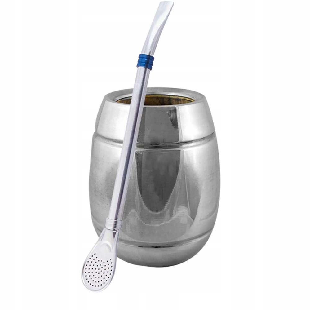 Sada Yerba Mate tykva Palo Santo bombilla Anillo modrá 150 Ml