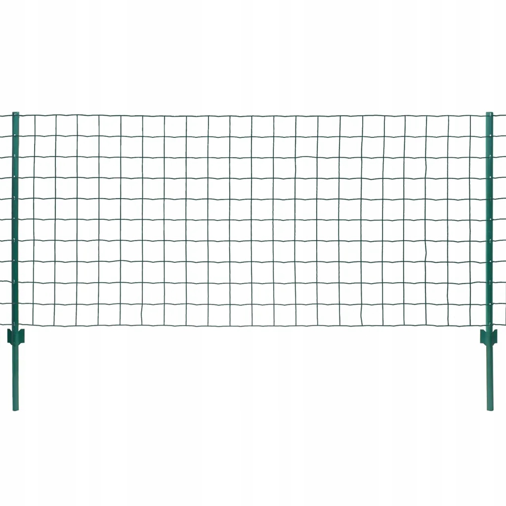 Oplocení Euro z Pvc potažené oceli 20x1,2 m zelený, výška sloupku 1,