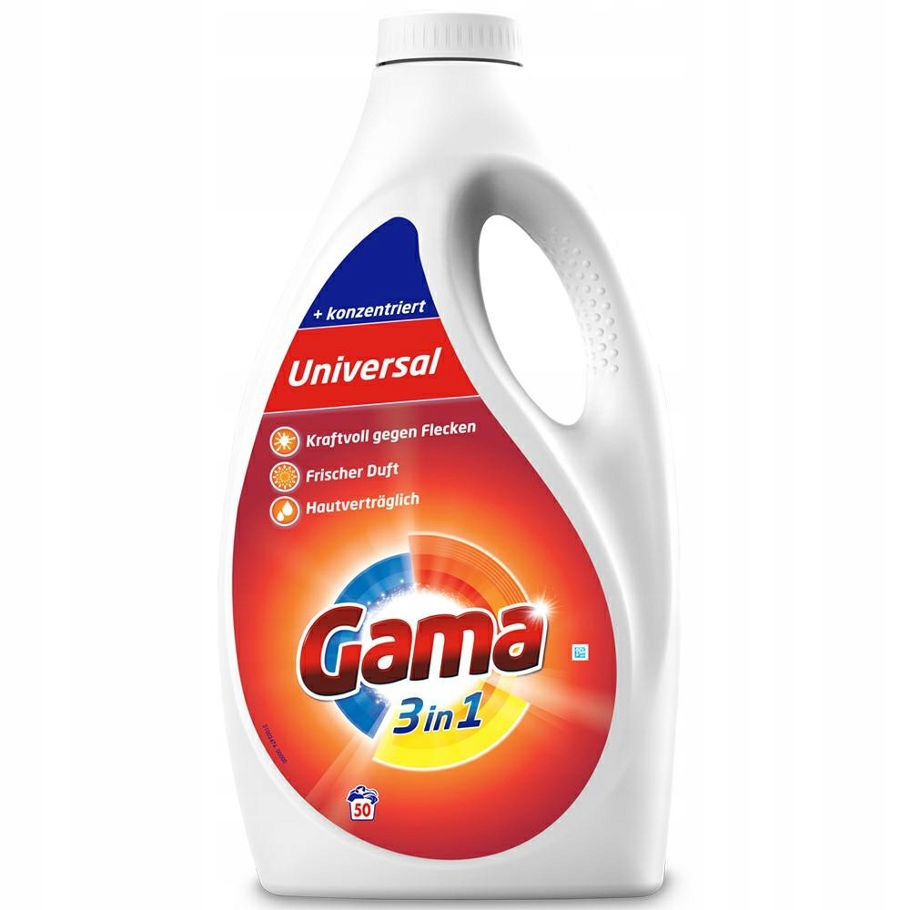 

Gama Universal Żel do Prania3w1 50 prań 2,5l De