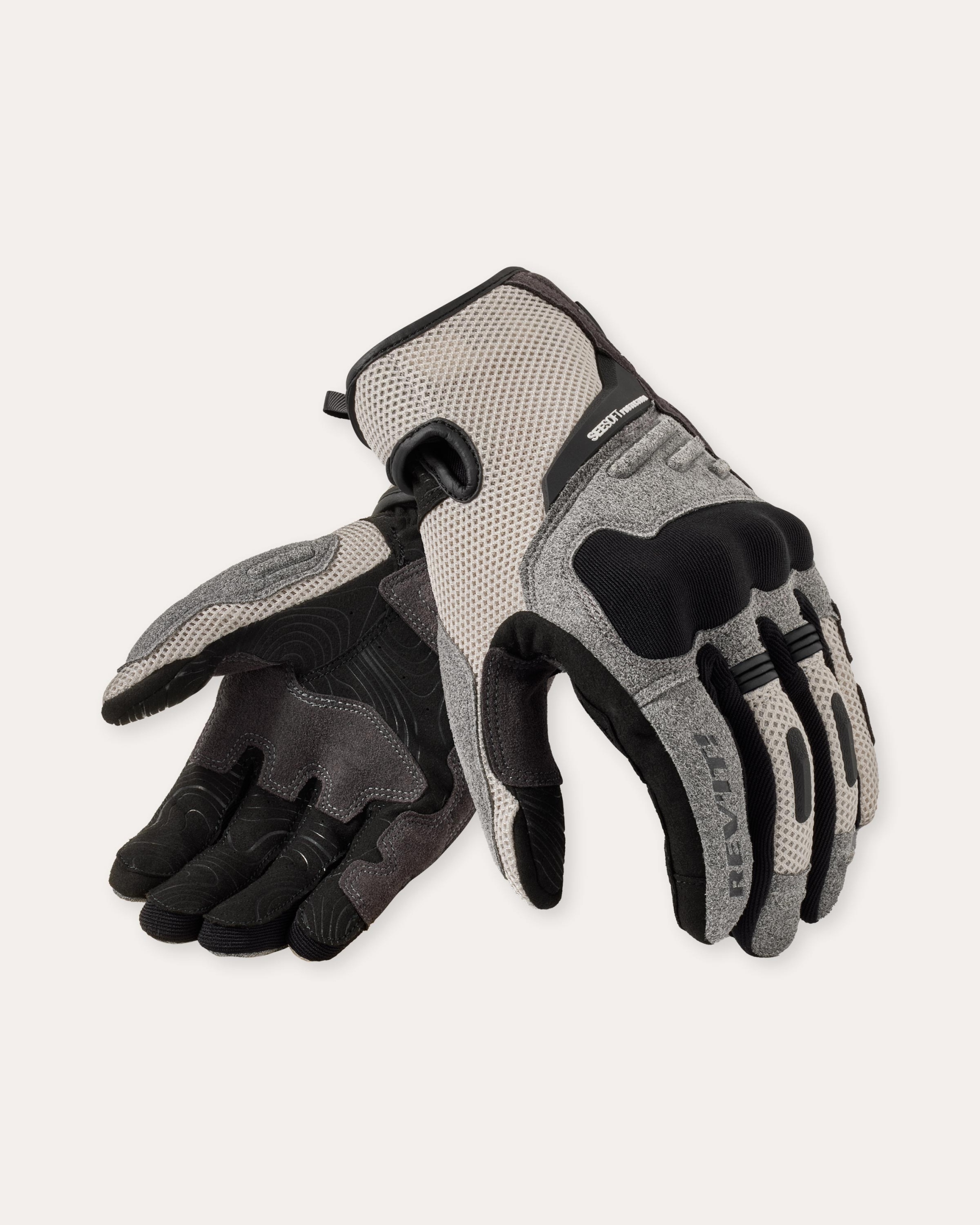 Rukavice Rev'it! Cavern Light Grey-Black veľ.XL