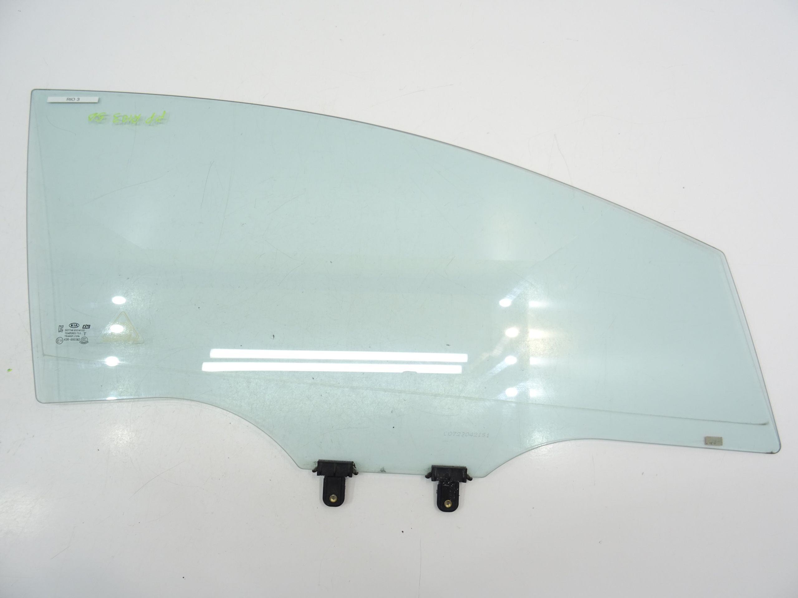 SZYBA DRZWI PRZEDNICH PRZOD KIA RIO III 2011-